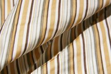 Rayon Blend Stripe Batiste - Wheat & Sage