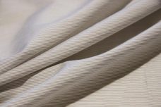 Silk Blend Micro Stripe Batiste - Greige