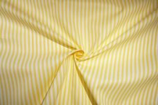 Poly/Cotton Stripe - Light Yellow