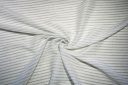 Silk Stripe Voile - Silver & White