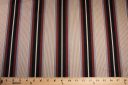 Various Stripe Polished Twill - Burgundy & Charcoal