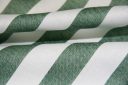 Large Printed Stripe Cotton - Forest & Ivory