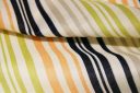 Large Multicolor Various Stripe Voile - Creamsicle