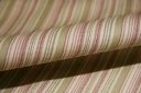 Various Stripe Stretch Poplin - Raspberry & Taupe