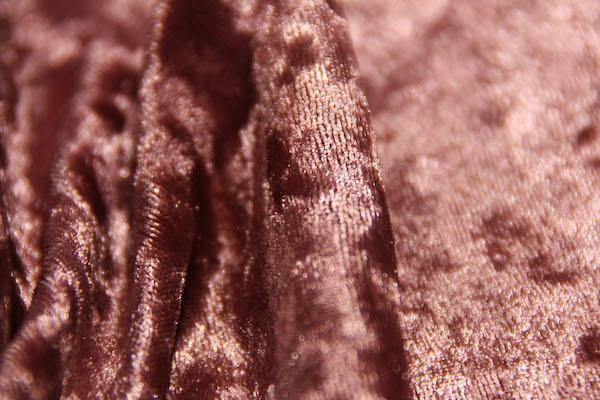 Crushed Velvet - Dusty Rose - The Fabric Market