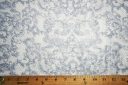 Dusty Blue Damask Chiffon