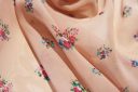 Dusty Blush Floral Chiffon