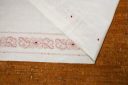 9" Redwork Embroidered Cotton Lace Trim