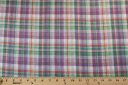 Lavender & Green Double-sided Plaid Gauze