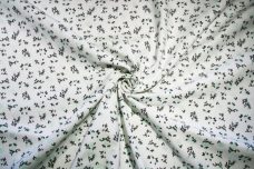 Ice Mint Floral Corduroy