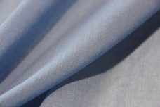 Crinkle Silk Chiffon - Dusty Blue