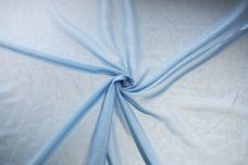 Silk/Cotton Voile - Light Blue