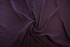 Silk Blend Textured Stripe - Plum