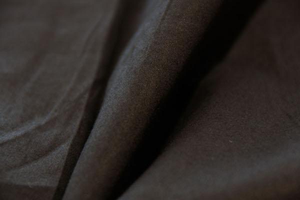 Silk/Cotton Lightweight Stretch Poplin – Soft Black