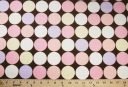 Mega Mod Dots Minky - Pink & Brown