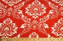 Outdoor Damask - Red