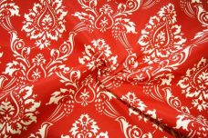 Outdoor Damask - Red