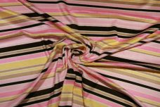 Various Stripe Minky - Pink & Duckling