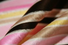 Various Stripe Minky - Pink & Duckling