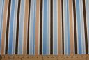 Various Stripe Minky - Light Blue & Brown