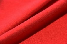 Solid Double Brushed Spandex Jersey - Red