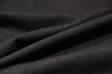 Solid Double Brushed Spandex Jersey - Black