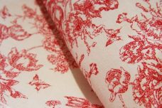 Lightweight Poly/Cotton Twill Toile - Red