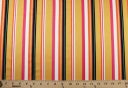 Double Brushed Mustard & Hot Pink Stripe Spandex Jersey