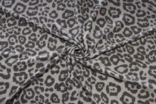 Jaguar Poly Fleece Knit - Grey