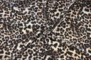 Cheetah Poly Fleece Knit - Rust