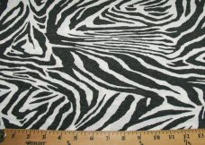 Charcoal & Ivory Zebra Jersey