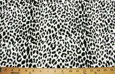 Black & Ivory Cheetah Stretch Knit