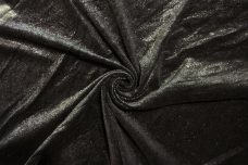Sparkle Cotton Velvet - Black