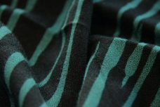 Double-sided Abstract Zebra Rayon Crepe