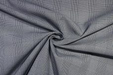Navy Woven Polyester Glen Check