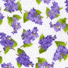 Lilac Toss Cotton Flannel