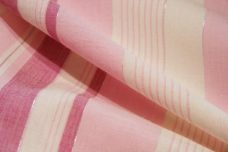 Metallic Various Stripe Batiste - Pink & Fuchsia