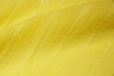 Metallic Dobby Stripe Gauze - Yellow