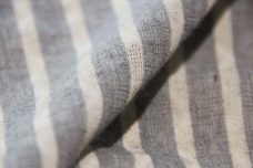Lightweight Textured Linen Gauze Stripe