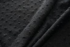 Dotted Swiss Poly Jersey - Black