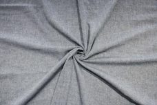 Textured Chambray Linen Crepe - Denim