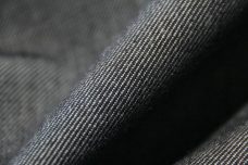 Heavyweight Exaggerated Weave Denim - Very Dark