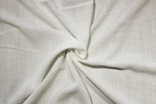 Mediumweight Slubed Rayon/Linen - White