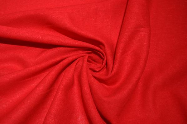 Linen/Rayon - Red
