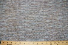 Blue & Brown Cotton/Rayon Tweed