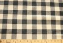 Large Slate Buffalo Plaid Organic Cotton Flannel