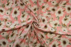 Large Daisy Rayon - Light Coral