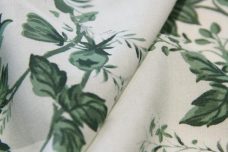 Green Floral Rayon