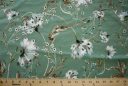 Large Sage Floral Rayon