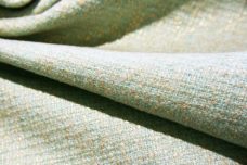 Mint Metallic Poly/Wool Tweed